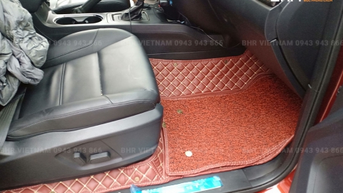 Thảm lót sàn ô tô 5D 6D Ford Everest giá gốc tận xưởng, bảo hành trọn đời